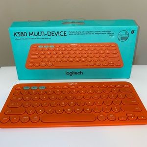 Logitech K380 Bluetooth Keyboard (PC/MAC) - orange